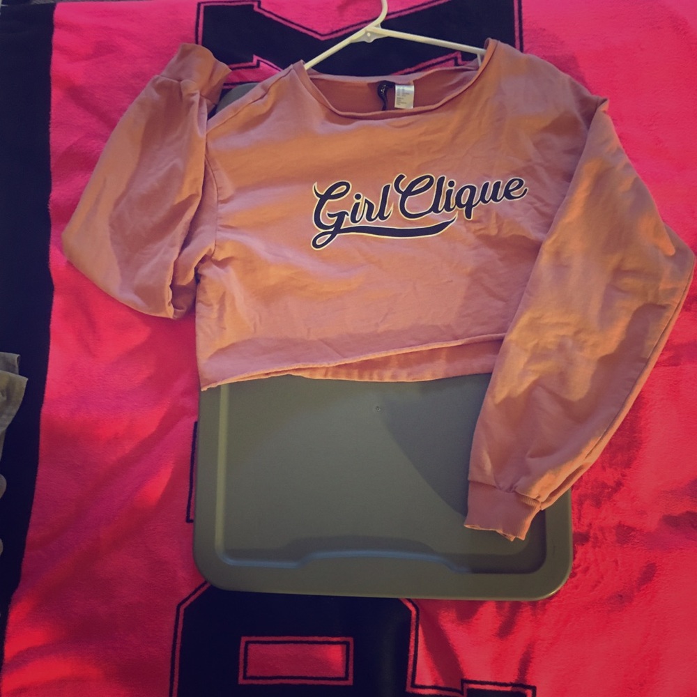 Long sleeve crop sweat shirt from H&M